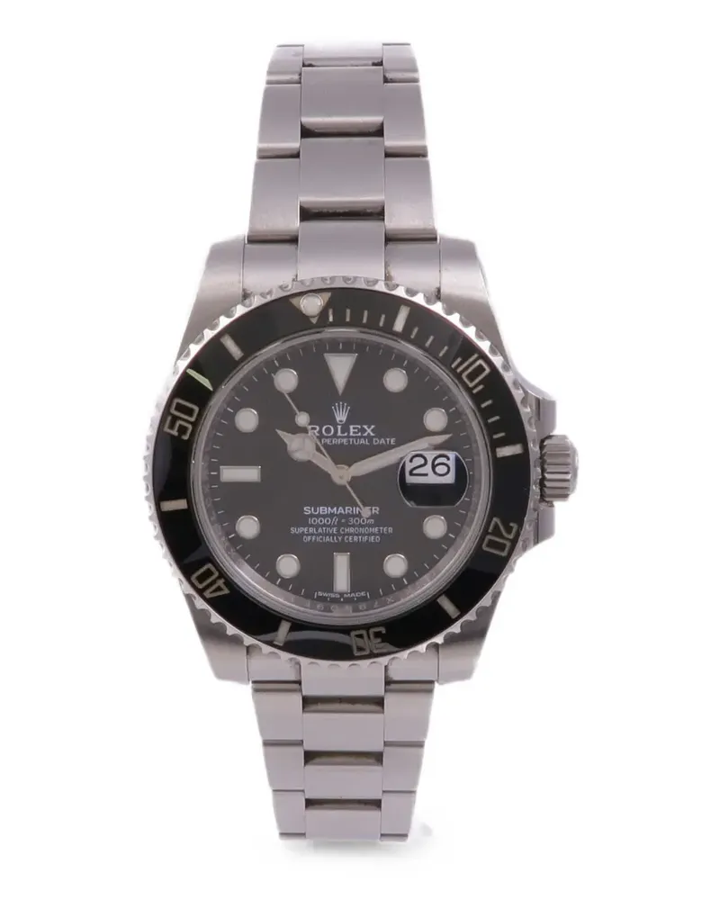 Rolex Submariner Date Armbanduhr 40mm - Schwarz Schwarz
