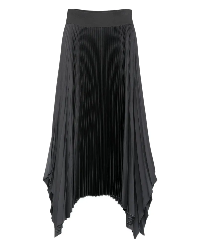Joseph Asymmetrischer Midirock mit Falten - Grau Grau