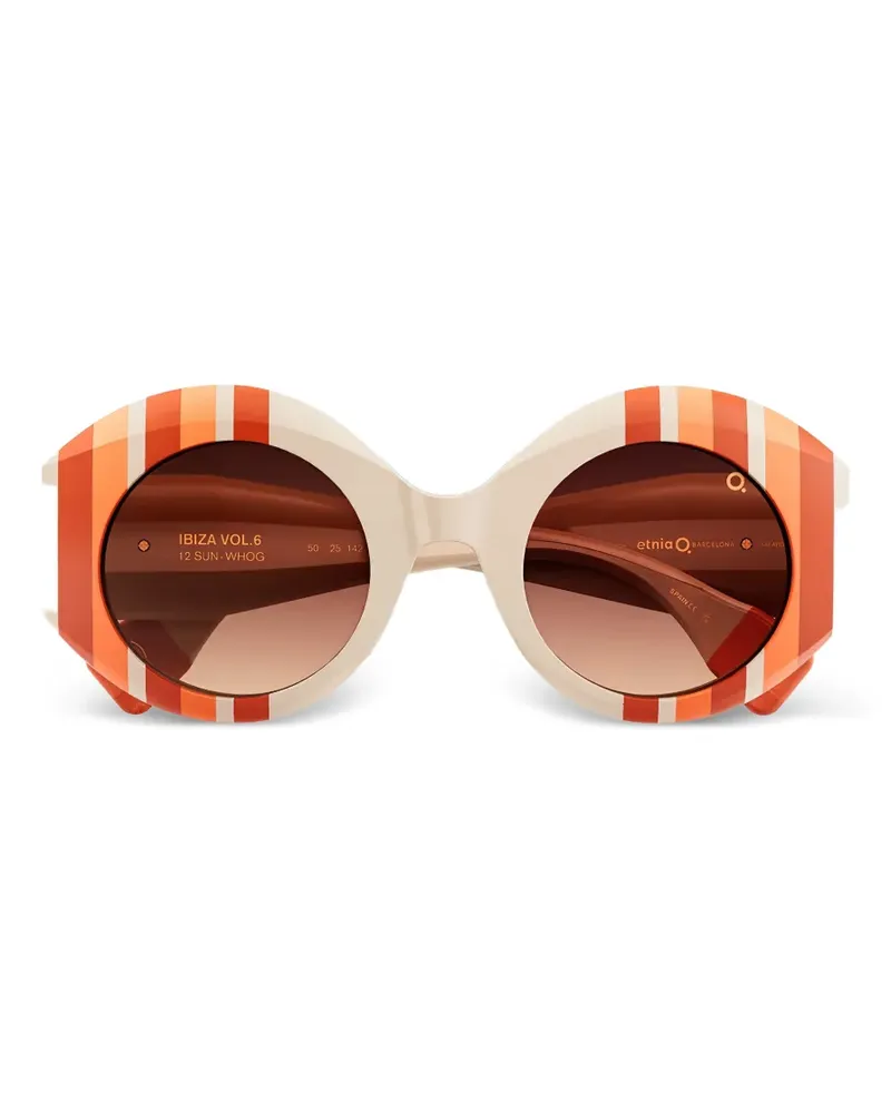 Etnia Barcelona Gestreifte Ibiza 12 Sonnenbrille - Nude Nude
