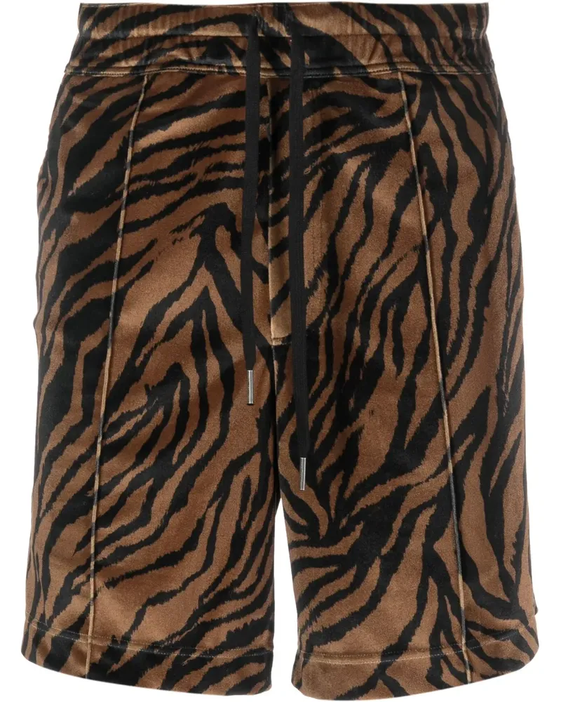 Tom Ford Shorts mit Zebra-Print - Braun Braun
