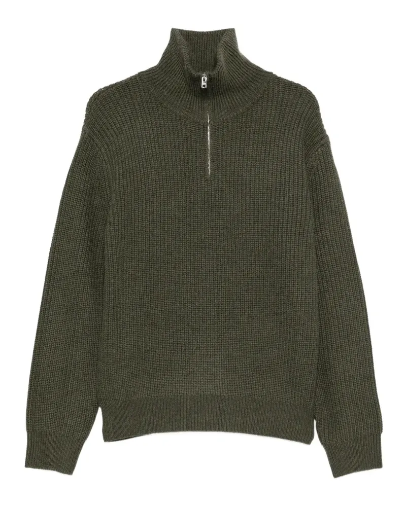 A.P.C. Daniel Pullover mit Reißverschluss - Grün Grün