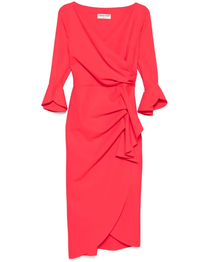 Chiara Boni Triwan Midikleid - Rot Rot