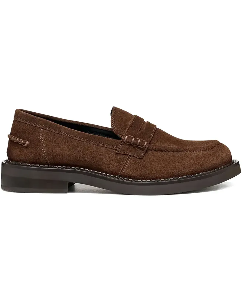 Geox Serilda stitched loafers - Braun Braun