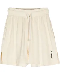 HALFBOY Frottee-Shorts mit Logo-Stickerei Nude