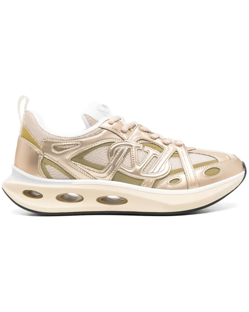 Valentino Garavani VLogo Easyjog Sneakers - Gold Gold