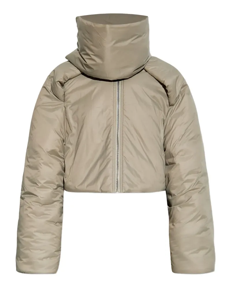 DRKSHDW by Rick Owens high-neck zip-up jacket - Nude Nude
