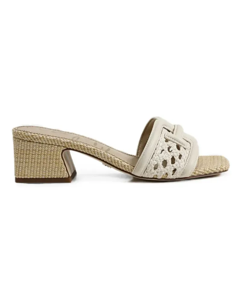 Sam Edelman Waylon woven mules - Nude Nude