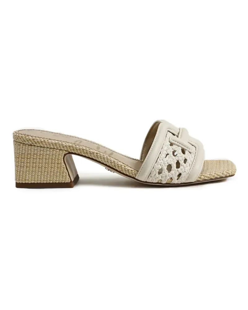 Sam Edelman Waylon woven mules - Nude Nude