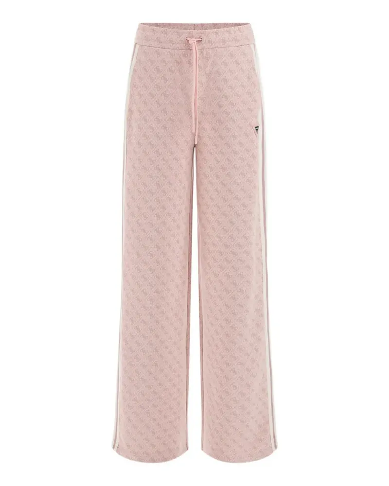 Guess Jean G-logo straight-pinks track pants - Rosa Rosa