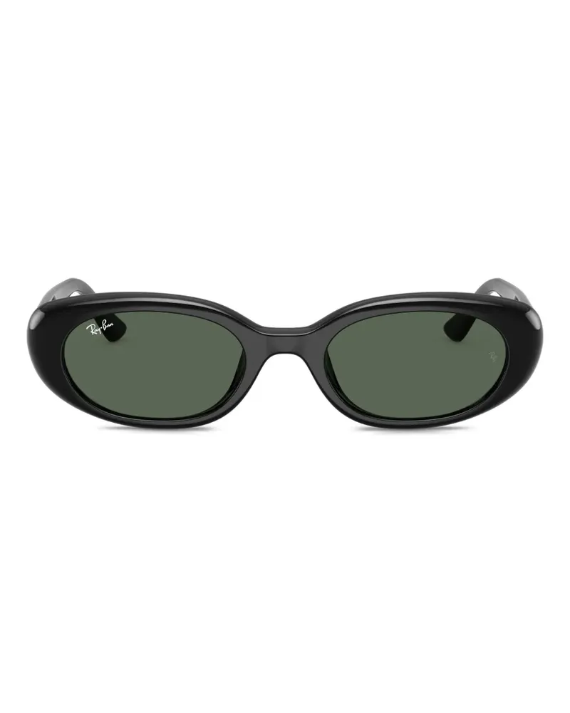 Ray Ban Sonnenbrille mit ovalem Gestell - Schwarz Schwarz
