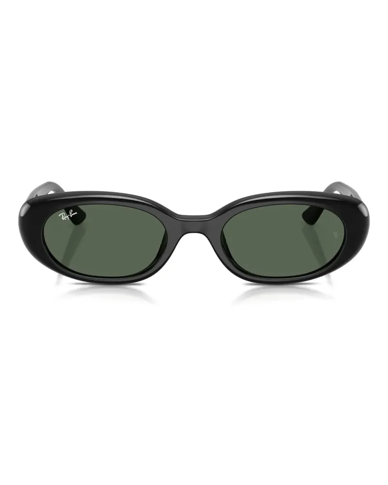 Ray Ban Sonnenbrille mit ovalem Gestell - Schwarz Schwarz