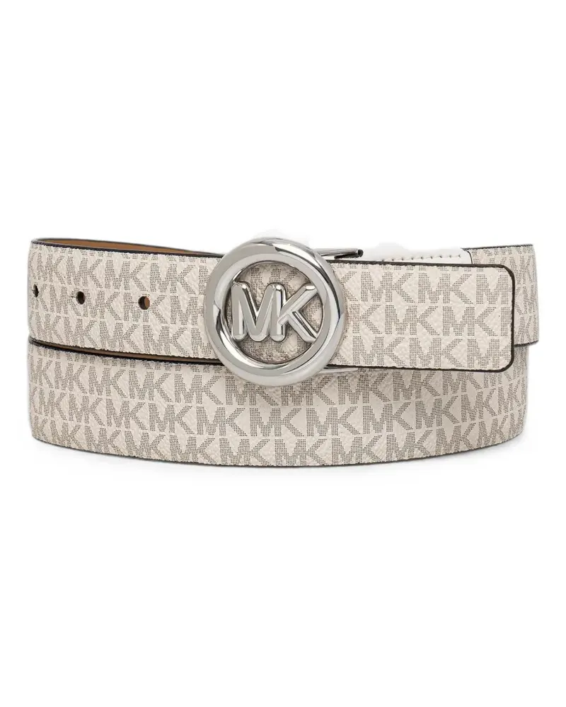 Michael Kors Gürtel mit Monogrammmuster - Nude Nude