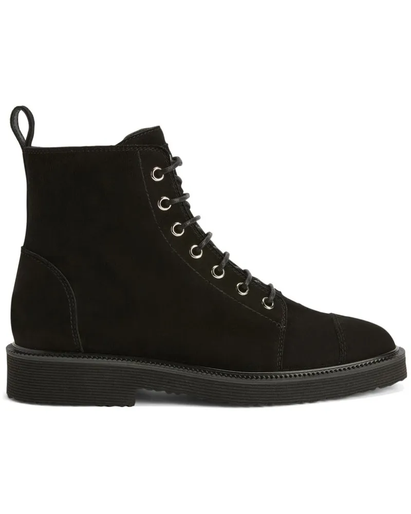Giuseppe Zanotti Stiefel mit Schnürung - Schwarz Schwarz