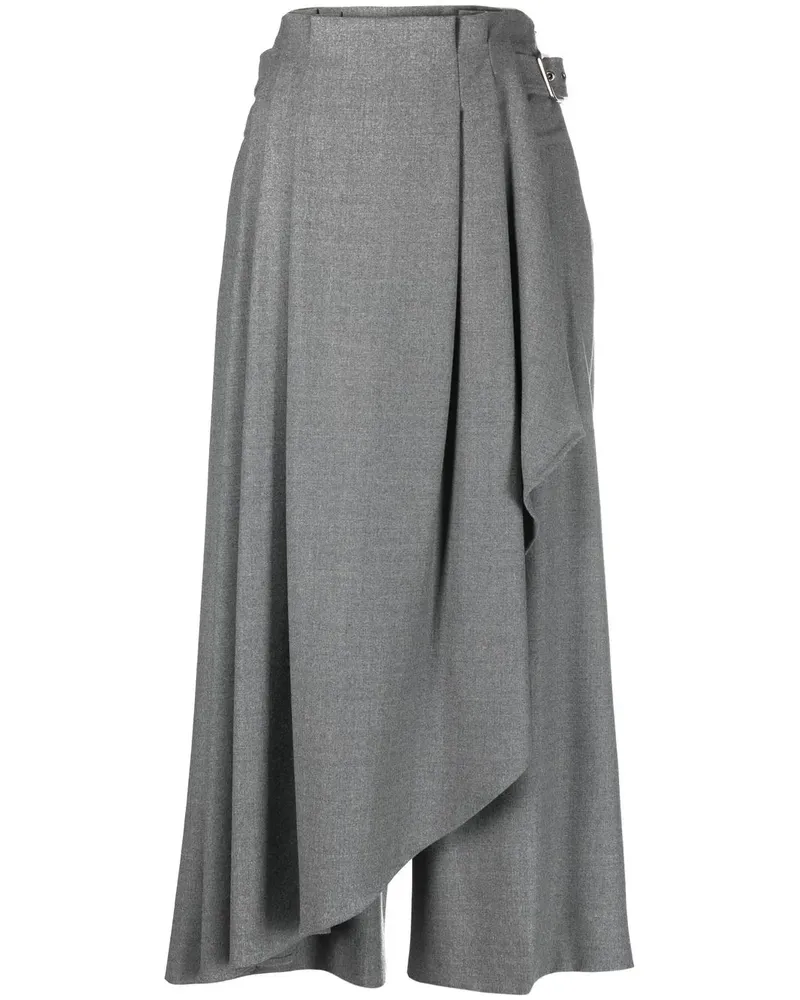 Alberta Ferretti Drapierte Culottes - Grau Grau