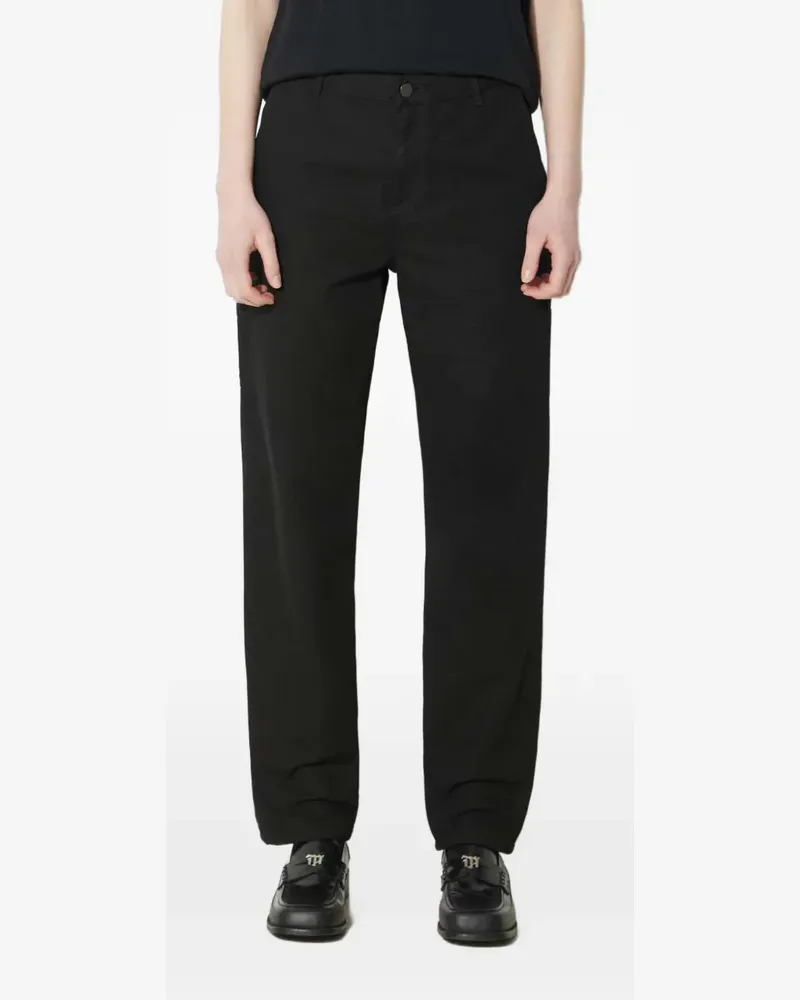 Carhartt WIP logo-patch trousers - Schwarz Schwarz