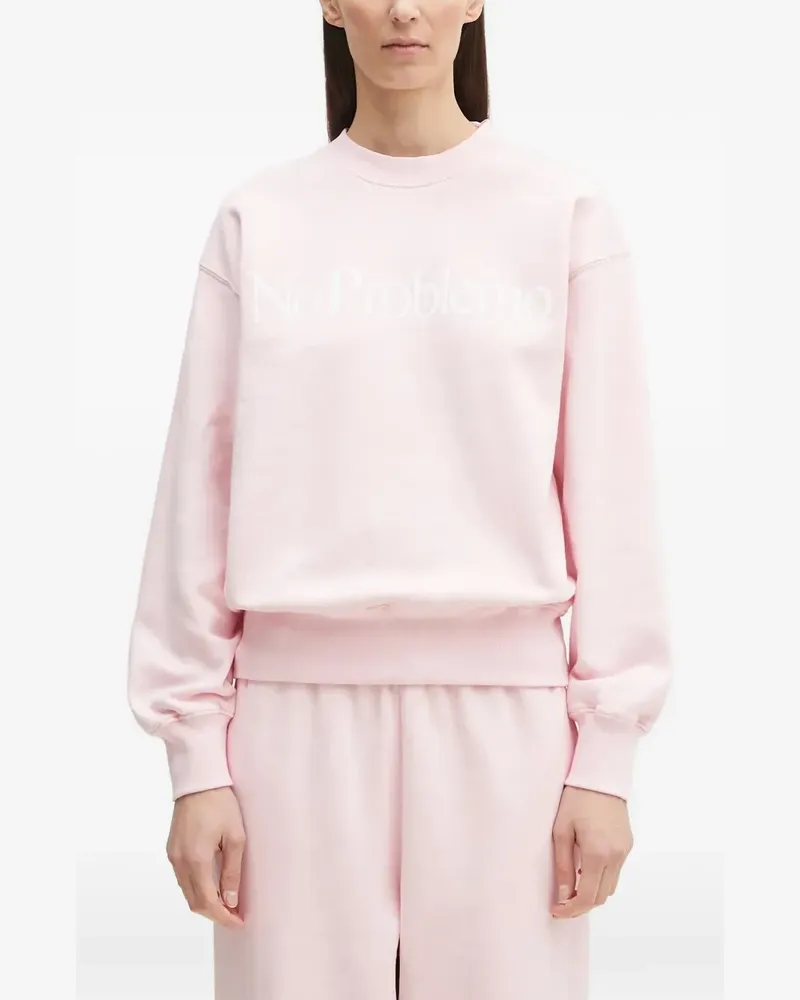 Aries graphic-print sweatshirt - Rosa Rosa