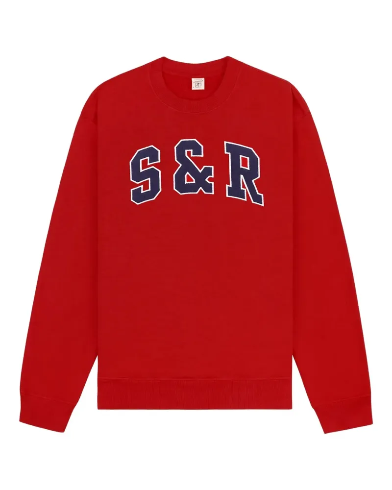 SPORTY & RICH appliqué sweatshirt - Rot Rot