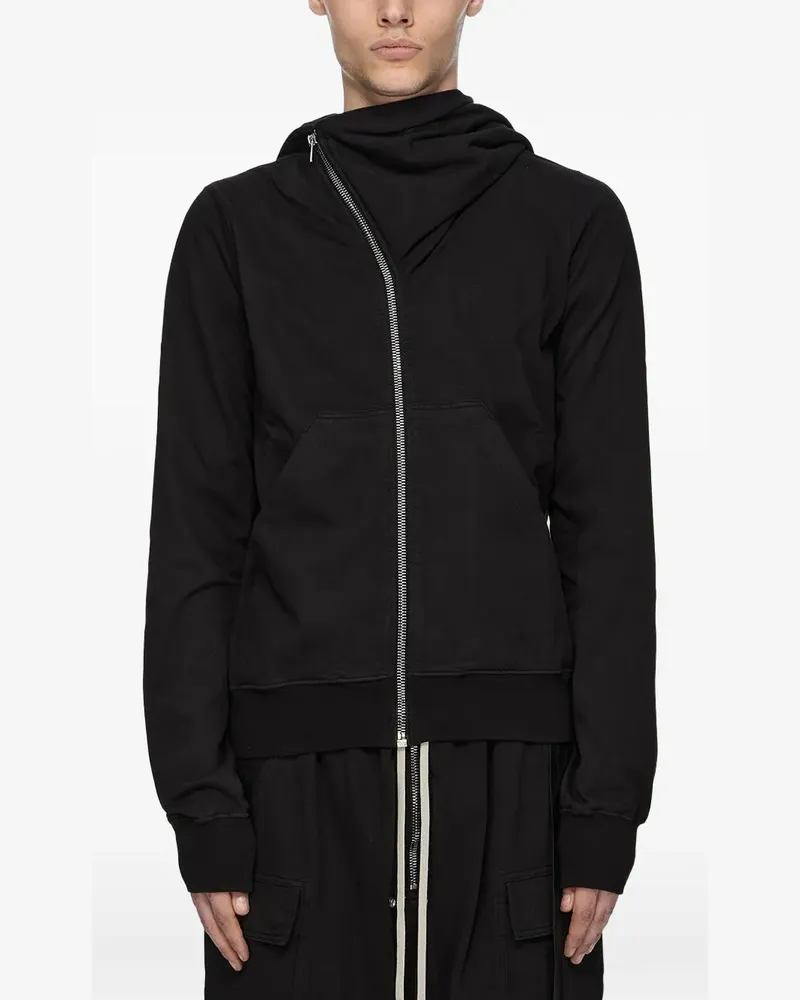 DRKSHDW by Rick Owens Sweatshirt mit asymmetrischem Reißverschluss - Schwarz Schwarz