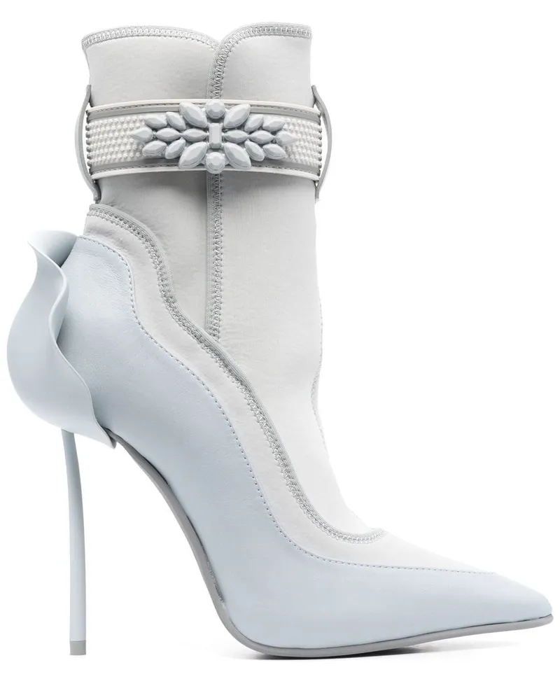 Le Silla Verzierte Stiefeletten 120mm - Blau Blau