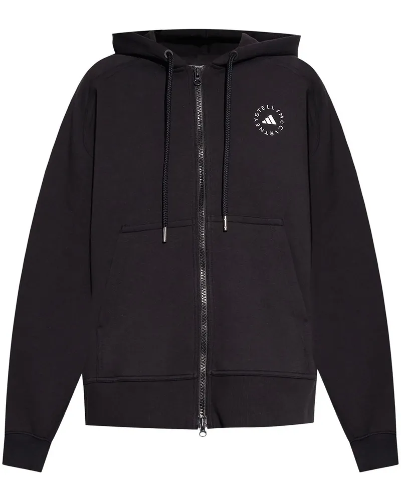 adidas Kapuzenjacke mit Reißverschluss - Schwarz Schwarz