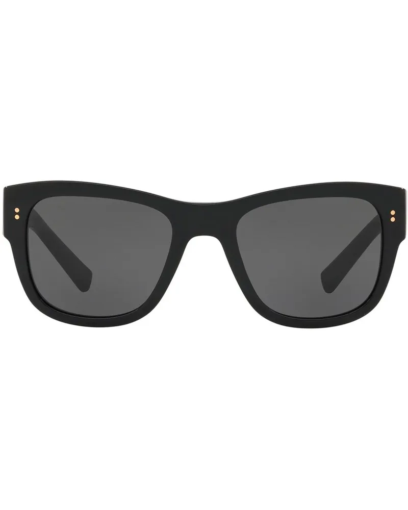 Dolce & Gabbana Eckige Domenico Sonnenbrille - Schwarz Schwarz