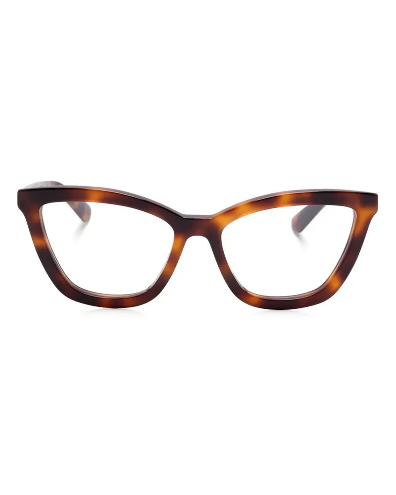 Gucci Cat-Eye-Brille - Braun Braun