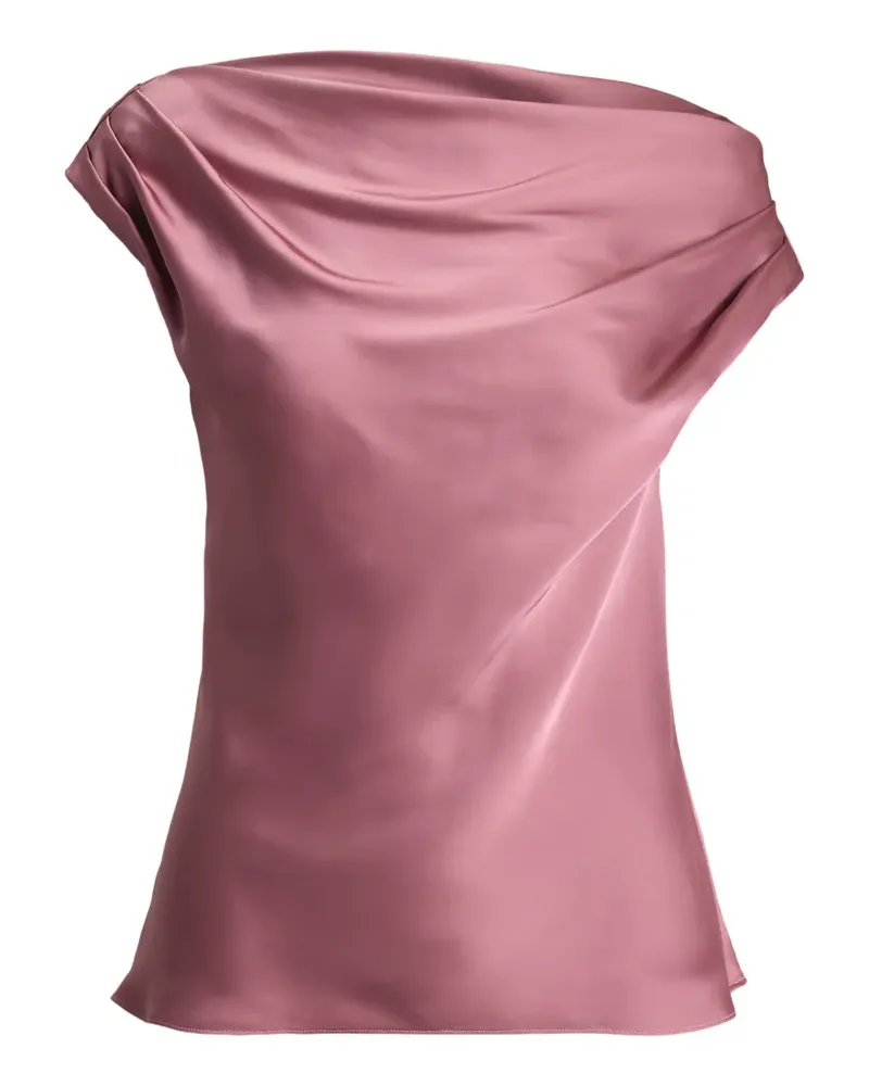 Ralph Lauren Drapierte Bluse - Rosa Rosa