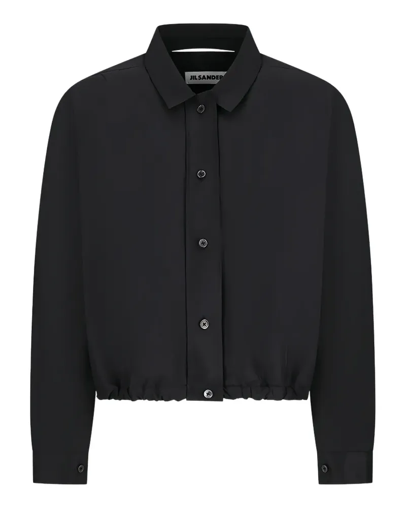 Jil Sander elasticated-hem jacket - Schwarz Schwarz