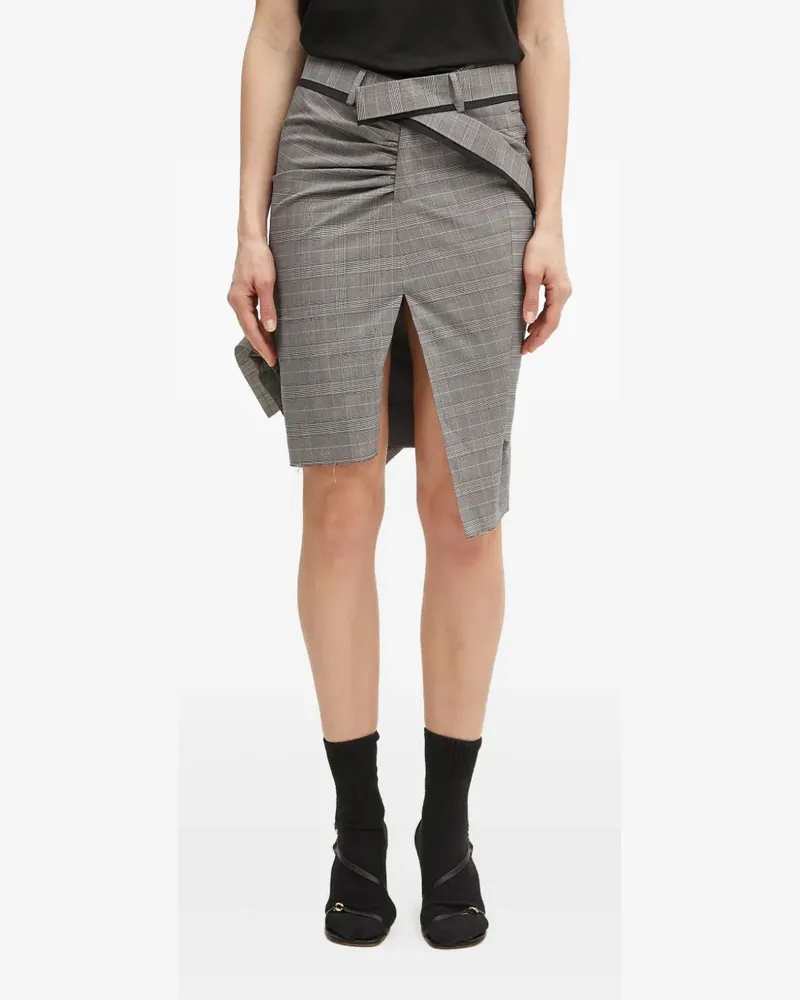 OTTOLINGER Minirock mit Karo-Print - Grau Grau