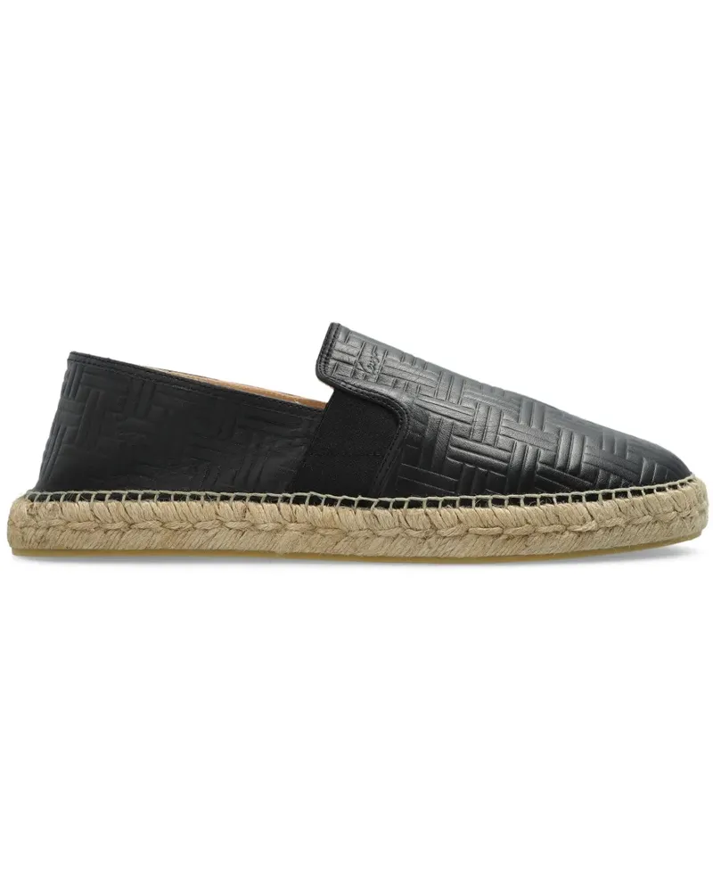 Kenzo Espadrilles aus Leder - Schwarz Schwarz