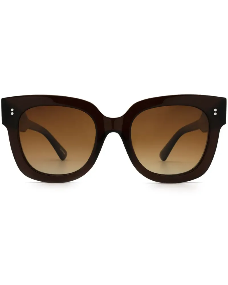 CHIMI Sonnenbrille mit D-Form - Braun Braun
