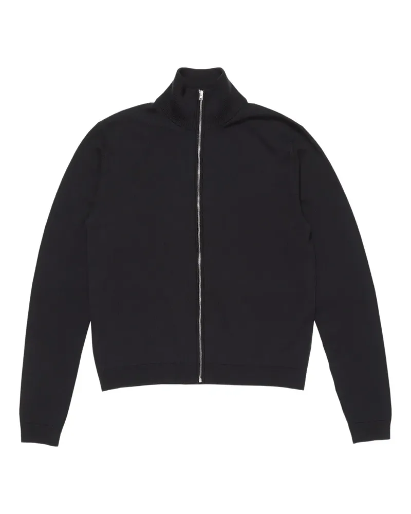 Acne Studios Cardigan mit Reißverschluss - Schwarz Schwarz