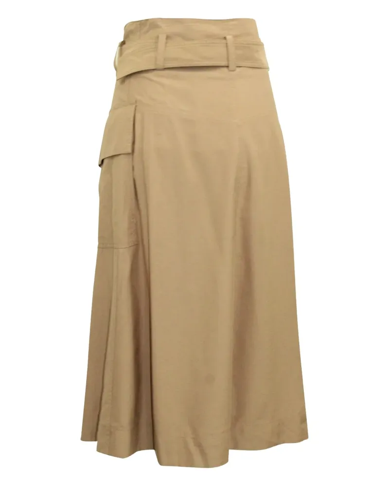 Vince high-waisted belted skirt - Braun Braun