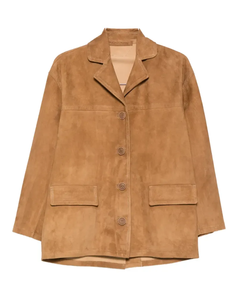 Salvatore Santoro button-up patch-pocket jacket - Nude Nude