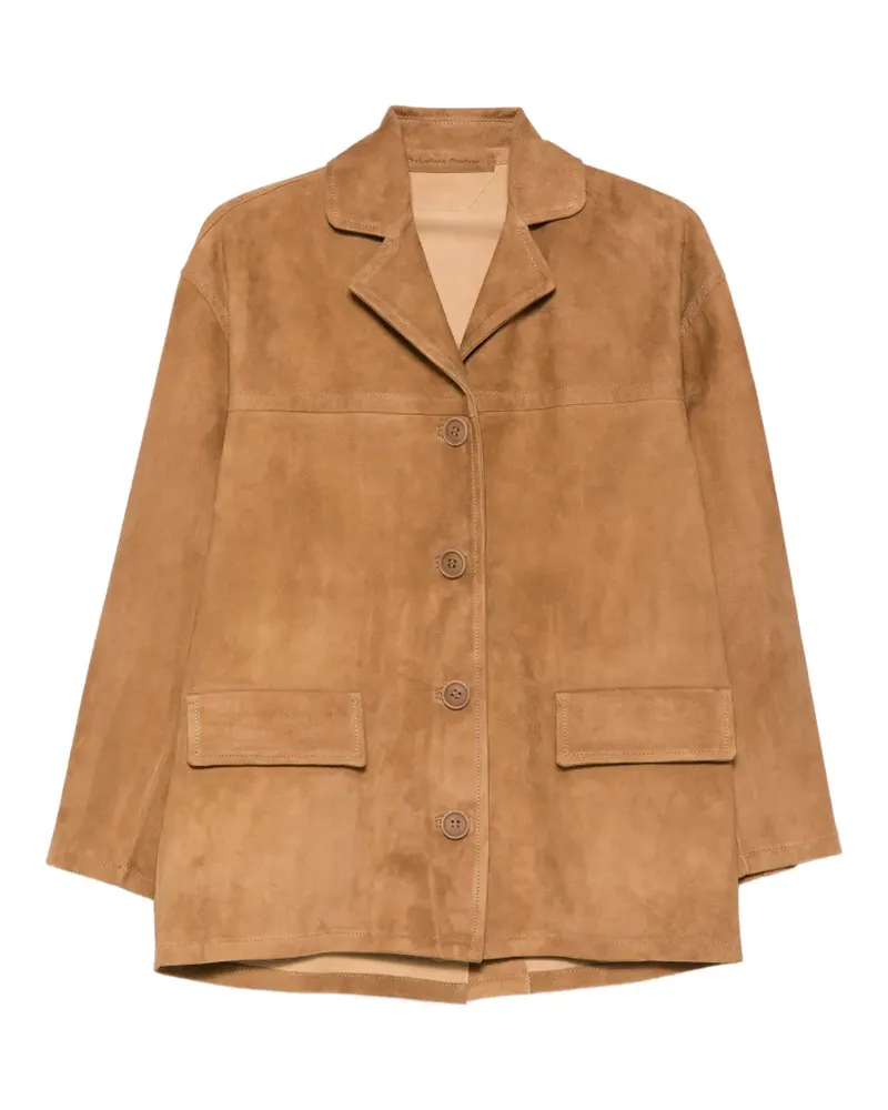 Salvatore Santoro button-up patch-pocket jacket - Nude Nude