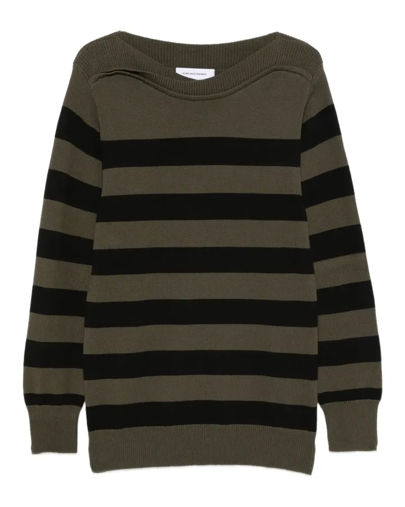 KIKO KOSTADINOV Pullover mit U-Ausschnitt - Grün Grün
