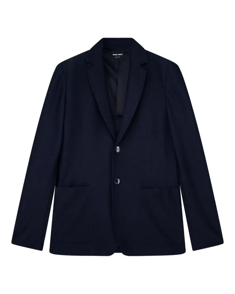 Giorgio Armani Jacke mit Gürtel - Blau Blau
