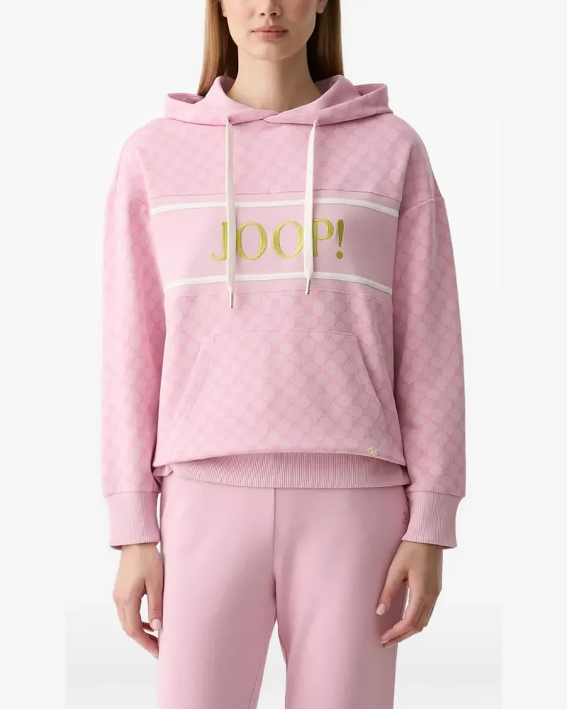 JOOP! Hoodie mit Kornblumenmuster - Rosa Rosa