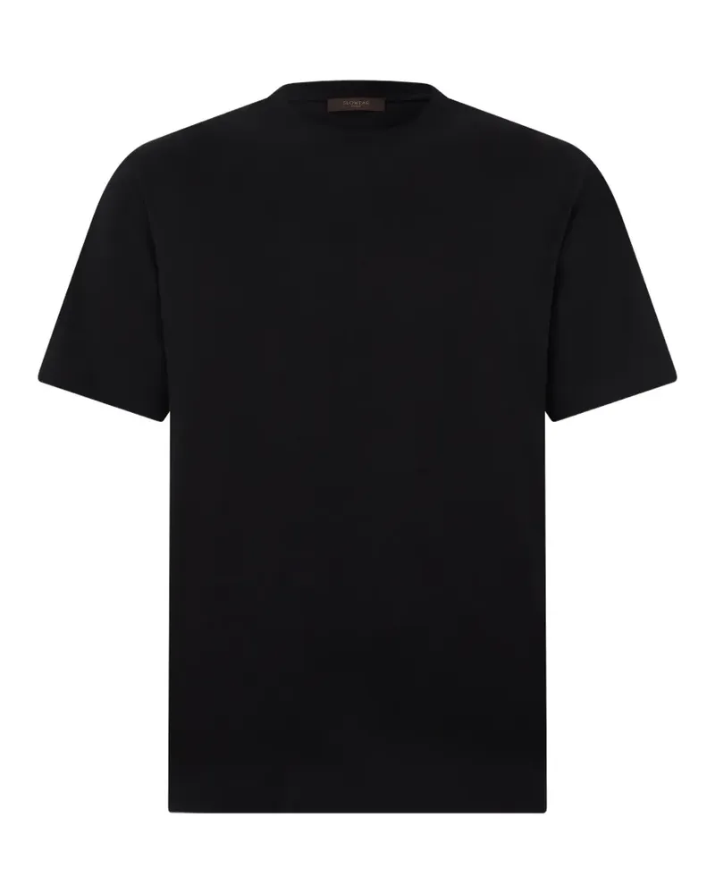Slowear T-Shirt mit rundem Ausschnitt - Schwarz Schwarz