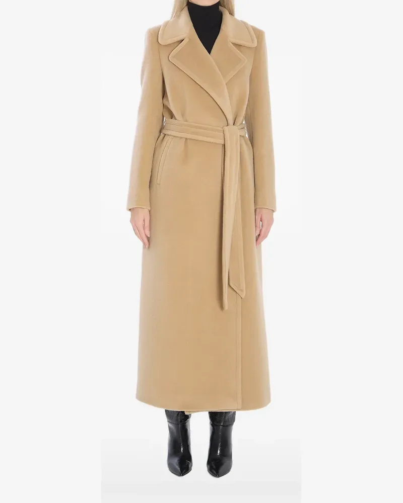 Tagliatore Melody classic-lapels coat - Nude Nude