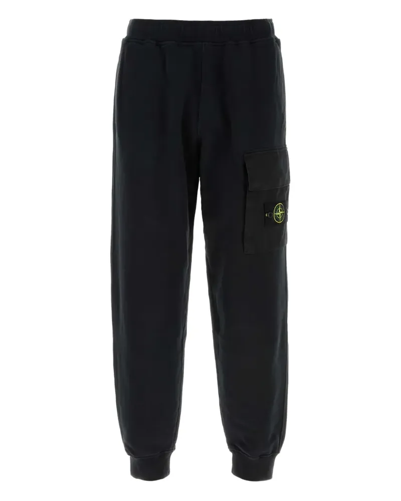 Stone Island Jogginghose mit Cargotaschen - Schwarz Schwarz