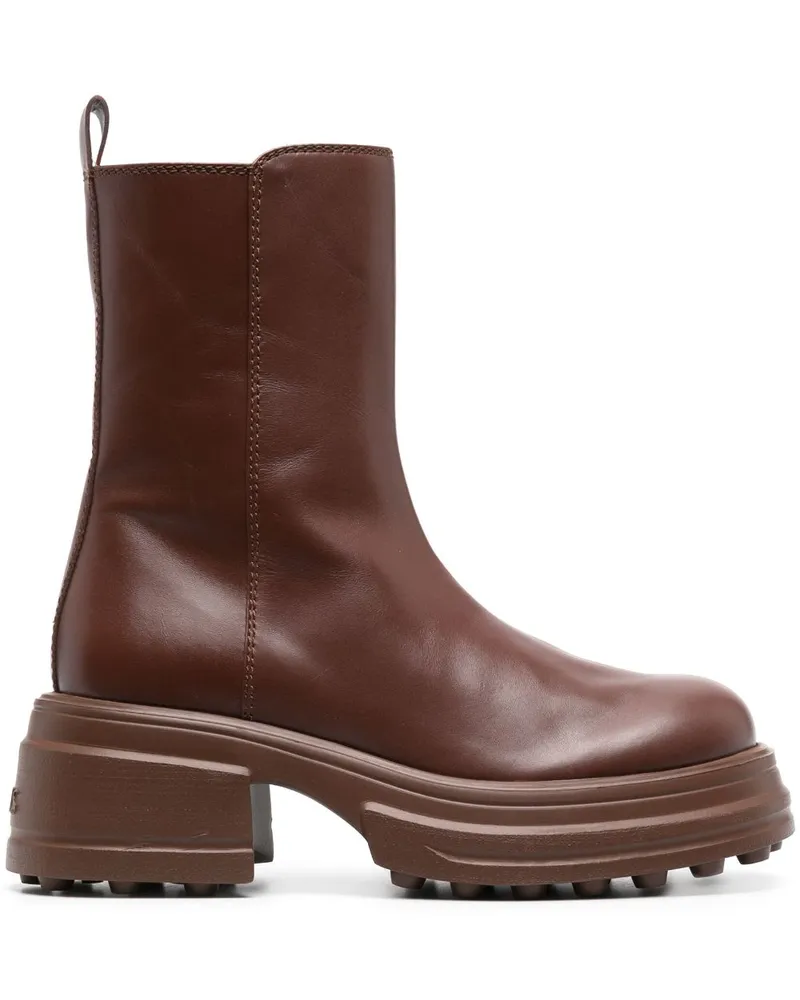 TOD'S Stiefel mit Reißverschluss - Braun Braun