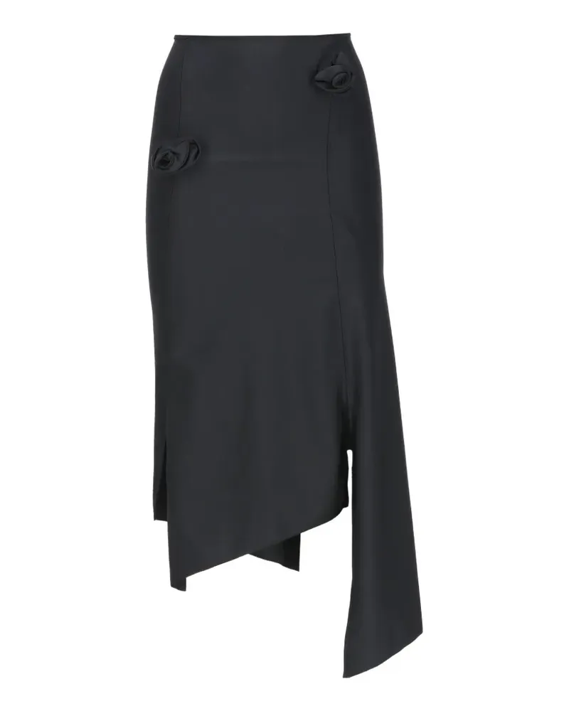 COPERNI Rock mit Blumenprint - Schwarz Schwarz