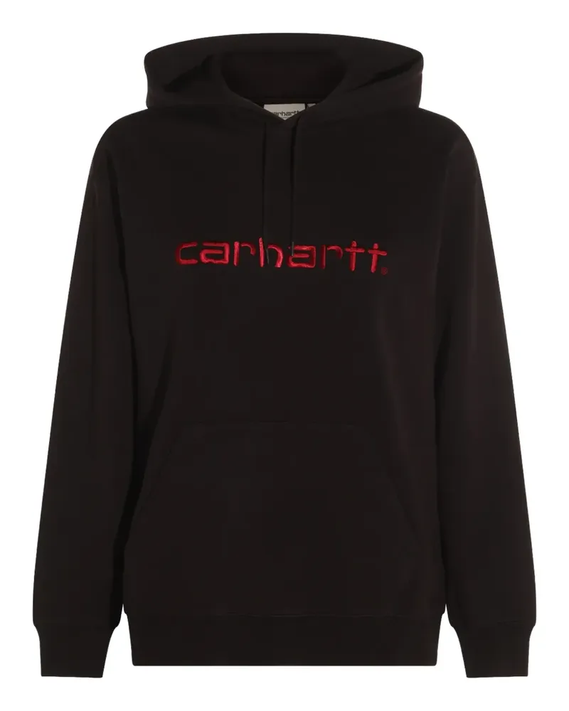 Carhartt WIP Hoodie mit Logo-Stickerei - Schwarz Schwarz
