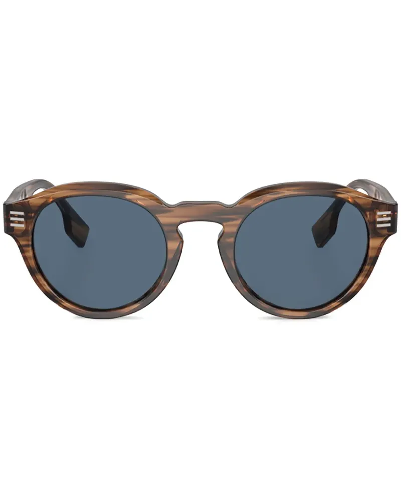 Burberry Sonnenbrille mit Logo-Print - Braun Braun