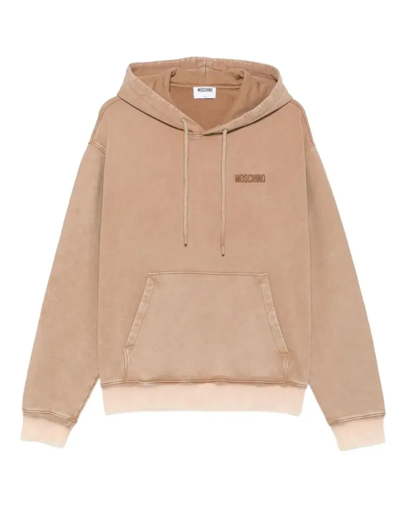 Moschino smiley-face hoodie - Nude Nude