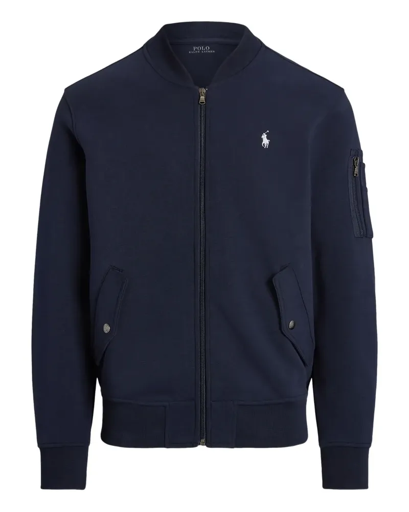 Ralph Lauren Besticktes Sweatshirt im Bomber-Style - Blau Blau