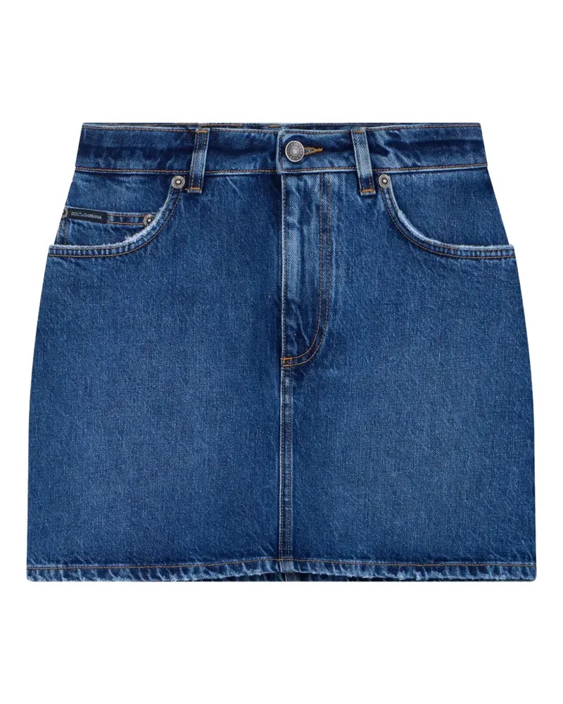 Dolce & Gabbana Klassischer Jeans-Minirock - Blau Blau