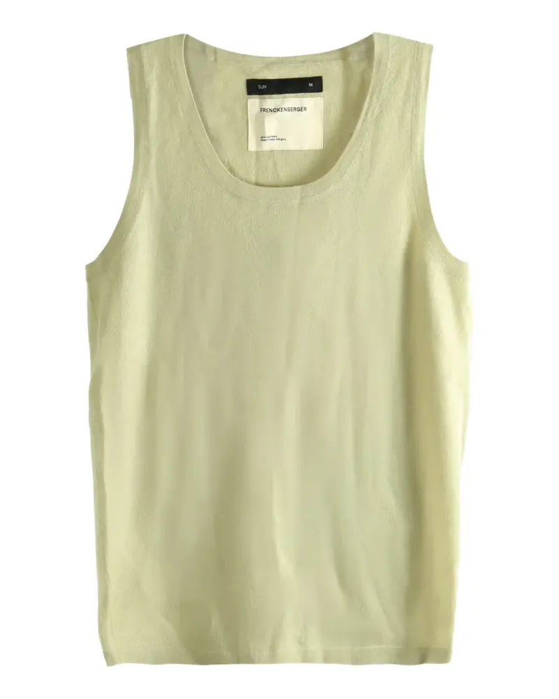 Frenckenberger scoop-neck tank top - Nude Nude