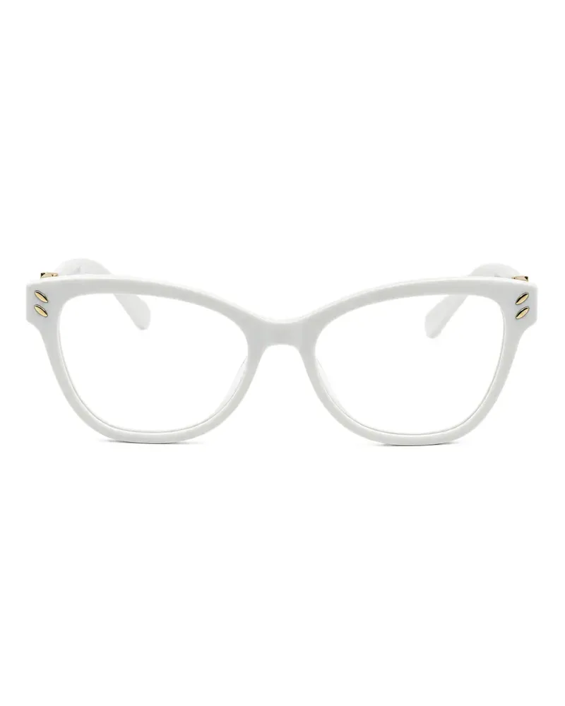 Stella McCartney Falabella Cat-Eye-Brille - Weiß Weiß